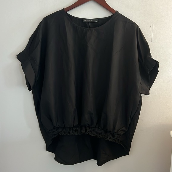 Zanzea Elegant Black Blouse XXL NWOT - Picture 1 of 9